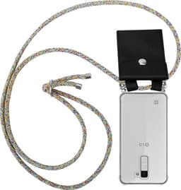 LG K10 2016 Suojakuori Kotelo Ketju (Keltainen)