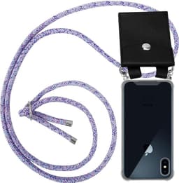 iPhone XS MAX Suojakuori Kotelo Ketju (Violetti)