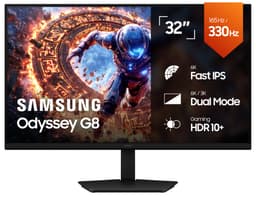 Samsung Odyssey G8 G80HS 32/6K/IPS/165Hz(D)/1ms gaming-skærm