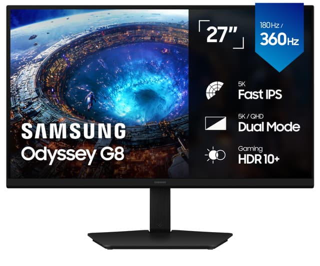 Samsung Odyssey G8 G80HF 27/5K /IPS/180Hz(D)/1ms gaming-skærm