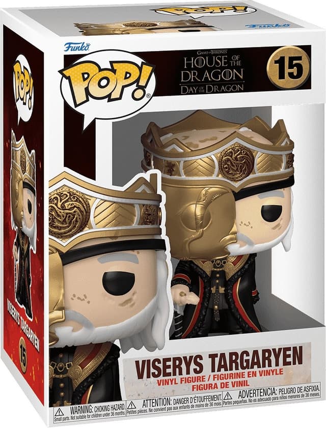Funko POP! House of the Dragon Viserys Targaryen figuuri (Masked)