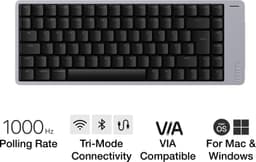 Lofree Flow 2 84 trådløst tastatur (Kailh Pulse/Sort)