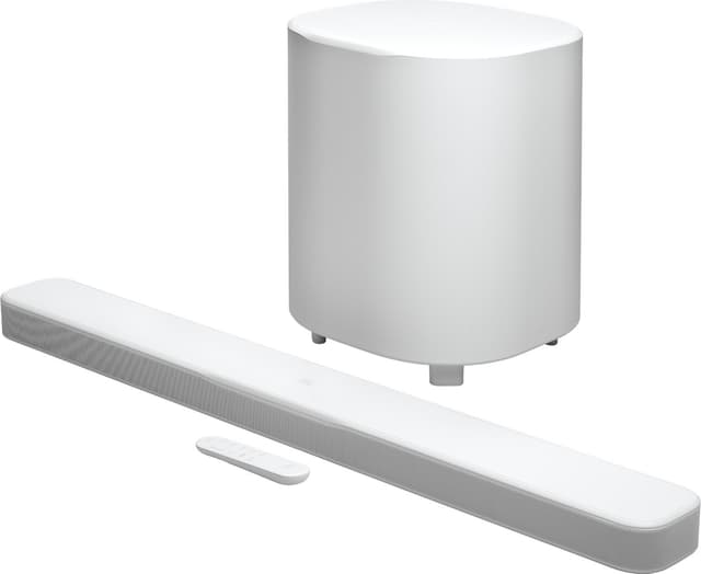 JBL Bar 500 MK2 5.1 ch soundbar med trådløs subwoofer (hvid)
