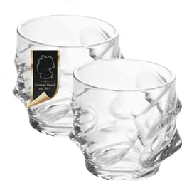 2x Whiskyglas Old Fashioned Whiskey Kristallglas