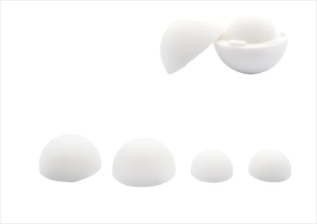 Mini Laptop Stand, Portable Silicone Laptop Feet - 4 Pack White