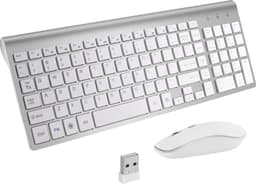 Trådlöst tangentbord och mus-combo Silver