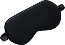 100% silke sovemaske Black