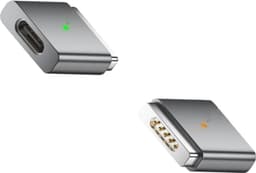 USB-C till MagSafe 2 Adapter 100W - Ladda Din MacBook Enkelt Grey