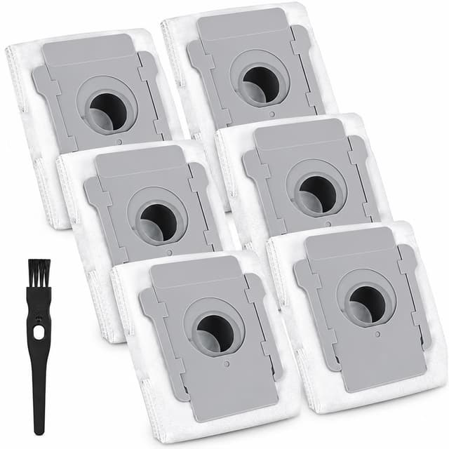 6-pack dammsugarpåsar iRobot Roomba  i7 i7+ i7+ E5 E6 S9 S9+