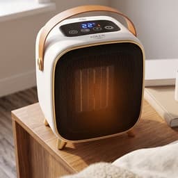 Adler keramisk varmevifte 1000 W med timer / Bærbar keramisk varmeovn / Elektrisk romvarmer