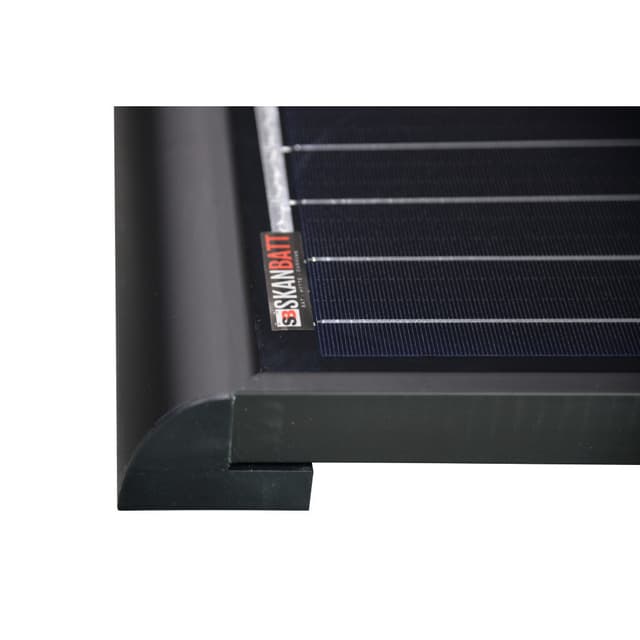 SKANBATT AERO 200W panel med 7M kabel og spoilere for enkel montering