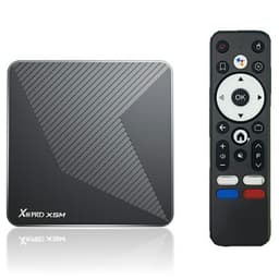 TV-boks 4 GB / 32 GB Android 14 4K HDR10+ WiFi 6 Bluetooth 5.0 Stemmestyrt fjernkontroll