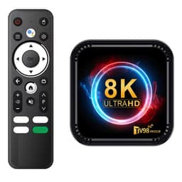 RK3528 TV-boksi 4+32 Gt Android 8K Ultra HD, 5G Wi-Fi, Bluetooth, mediasoitin