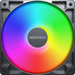 Montech GF120 ARGB PWM 120 mm PC-tuuletin (musta)
