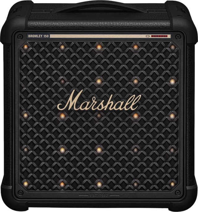 Marshall Bromley 150 bærbar Bluetooth-partyhøjttaler (sort/messing)