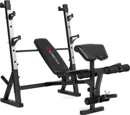 Gymstick Weight Bench Pro WB8.0, Träningsbänk med skivstångsställning