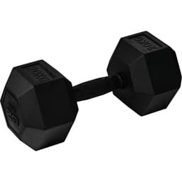 Master Fitness Nero Rubber Coated Hex, Hex hantlar 20 kg