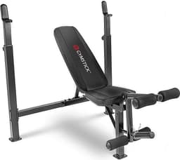 Gymstick Weight Bench Pro WB6.0, Träningsbänk med skivstångsställning
