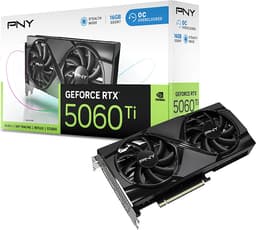 PNY GeForce RTX 5060Ti DUAL OC 16 GB grafikkort