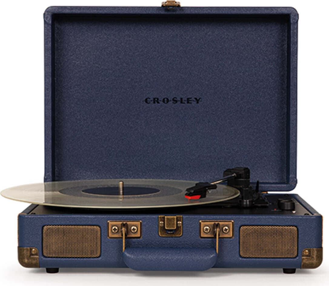 Crosley Cruiser Plus Pladespiller Tovejs Bluetooth (Navy) - Elkjøp