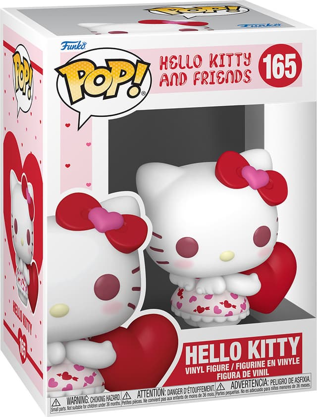 Funko POP! Hello Kitty and Friends: Hello Kitty (Valentine Heart Outfit) figur