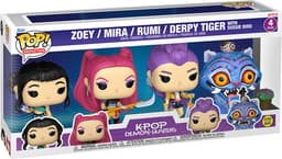 Funko POP! KPop Demon Hunters: HUNTR/X 4-Pack figur