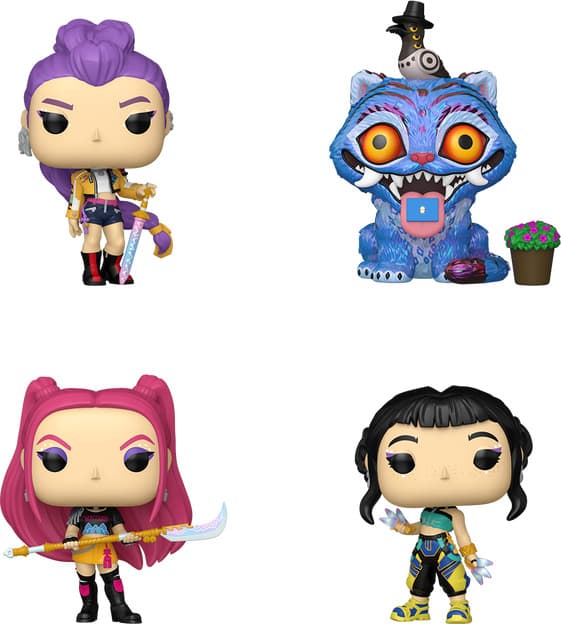 Pop Tablet Funko POP! KPop Demon Hunters: HUNTR/X 4-Pack figur | Elgiganten