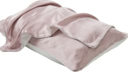 100 % silkeputetrekk, mykt for hårpleie og bedre søvn Pink