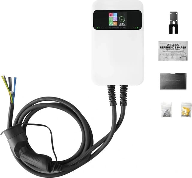 Besen SQ20-7KW-APP Väggladdare för elbil med app och 3.5″ display ...