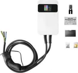 Besen SQ20-7KW-APP Väggladdare för elbil med app och 3.5″ display
