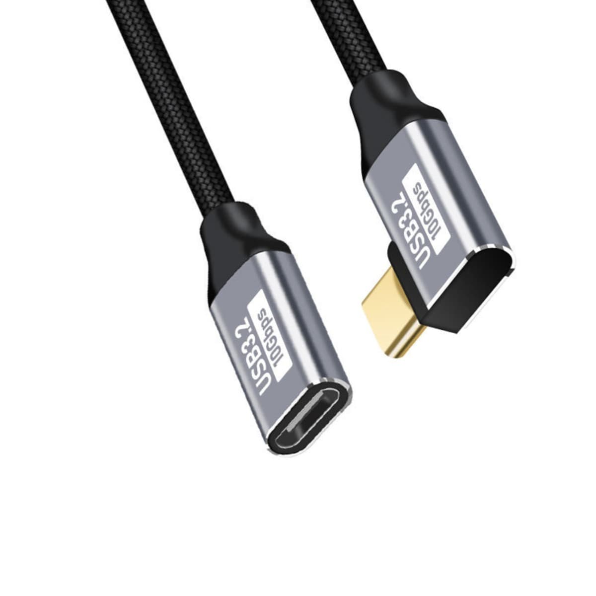 Usb 5 M Vinklad USB-C-förlängningskabel | Fullfunktion PD 100W, flera längder 1 ...