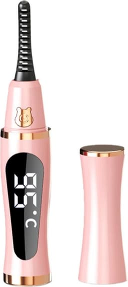 Elektrisk Øyenvippekrøller for Langvarig Krøll - USB Oppladbar Pink