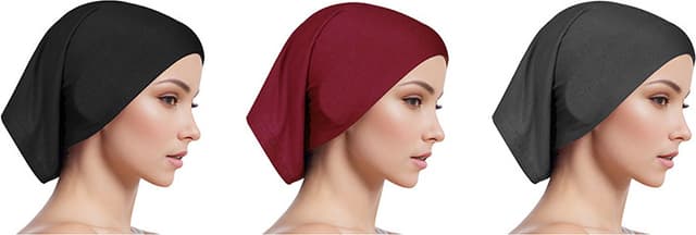 3-pack Milk Silk Headscarf Beanie: Andningsbar och snygg huvudbonad