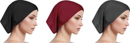 3-pakning med Milk Silk Headscarf Beanie: Pustende og stilig hodeplagg