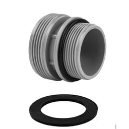 Slangeadapter 40mm til 1.5 inch kompatibel med Intex — PE, tettsittende, verktøyfri montering