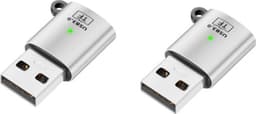 USB 3.0 TF (microSD) adapter 2-pack – Rask overføring for PC Silver