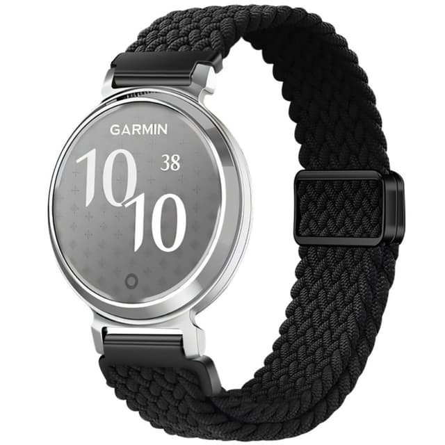 Garmin Lily2 14mm Vevet Nylon Magnetrem – Pustende og Hudvennlig Black