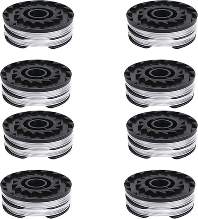 Parkside PRTA 20-LI Reservtrådstam 8-pack i ABS+Nylon för Grästrimmer