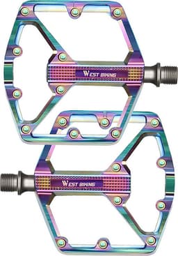 Cykelpedaler 3-kullager – aluminium med molybdänaxel för MTB, par