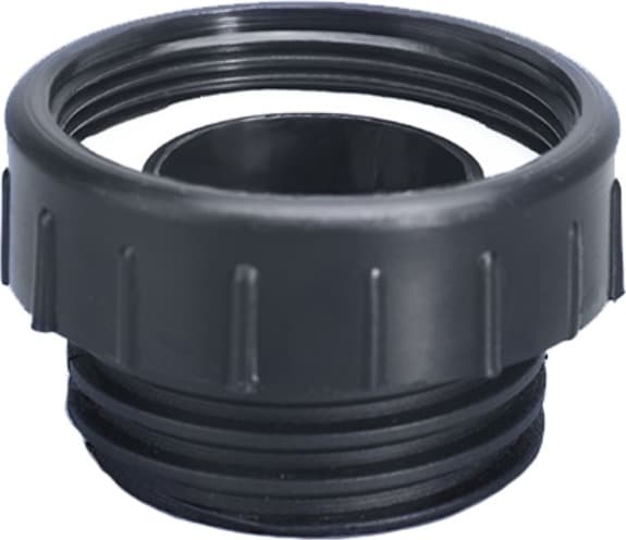 IBC-adapter 2-pack ABS svart — 62 fin till 60 grov, Schutz-kompatibel