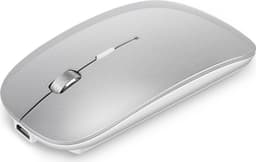 Trådløs Bluetooth Dual Mode-mus for bruk med flere enheter Silver
