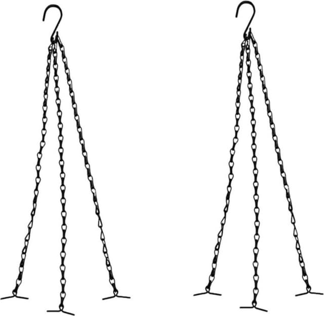 Blomkrukekedja 6-pack 1.2mm dubbelkrok järn 40cm inomhus/utomhus