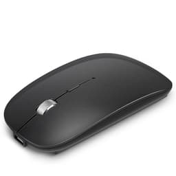 Trådløs Bluetooth Dual Mode-mus for bruk med flere enheter Black