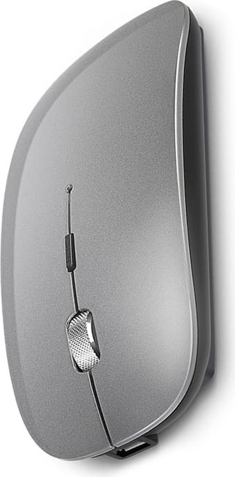 Trådløs Bluetooth Dual Mode-mus for bruk med flere enheter Grey
