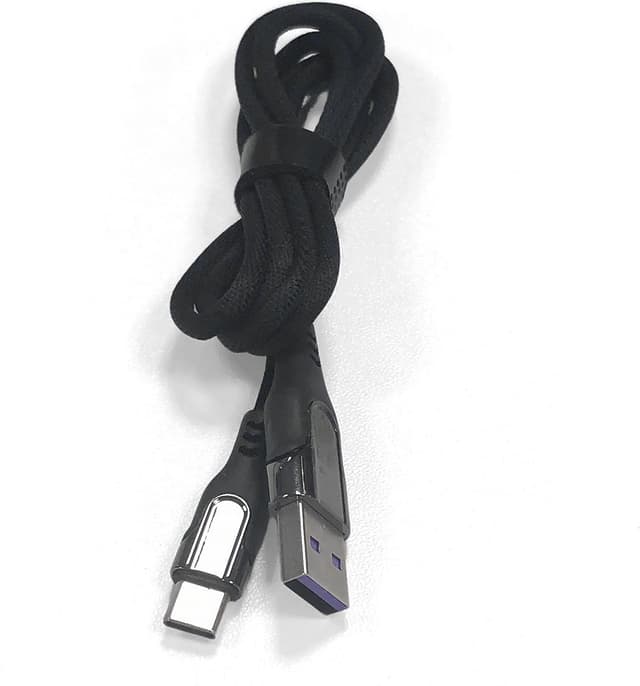 USB-C snabbladdningskabel 1 meter Black - Elgiganten