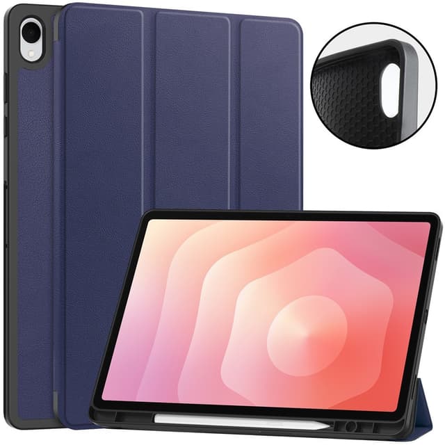 SKALO Trifold Cover til Samsung Galaxy Tab S12+ - Mørkeblå