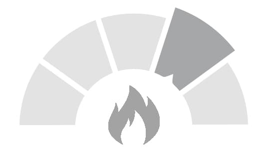 Illustrasjon av varmebestandighet: nivå 4