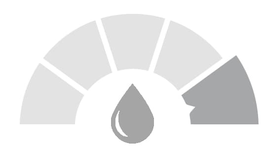 Illustrasjon av vannbestandighet: nivå 5