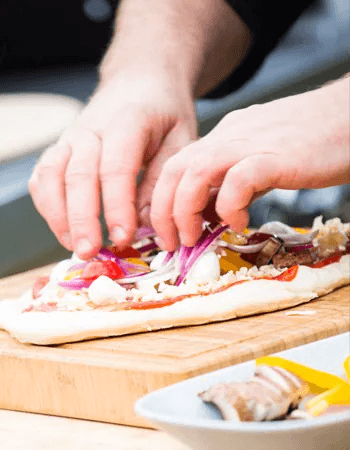 SDA - Grill - Home made vegeterian pizza