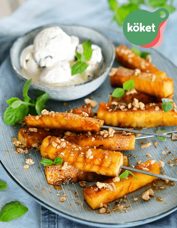 SDA - Grill - Pineapple skewers